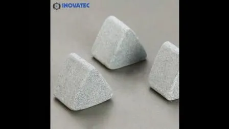 Abrasive Deburring Tumbling Grinding Angle Cut Triangle Ceramic Media Chips 
