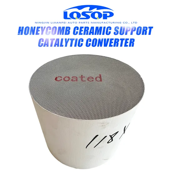 Car Exhaust Factory Price Round Ceramic Honeycomb Catalyst for Catalytic Converter 